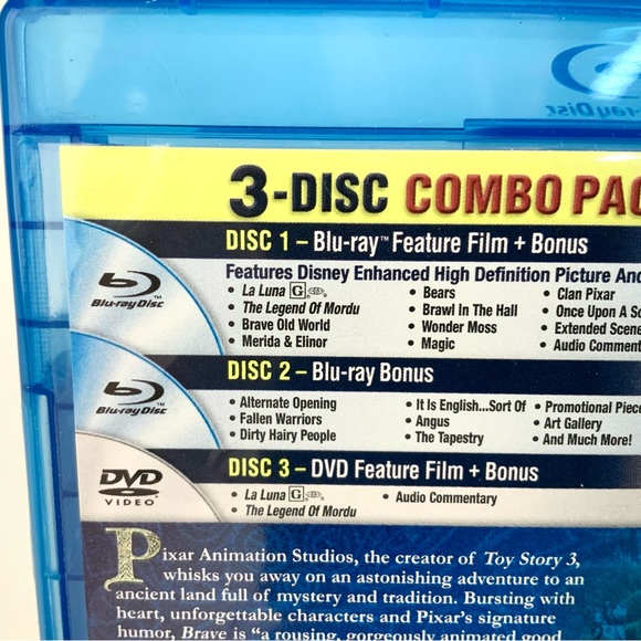 Brave Blu ray and dvd - Picture 5 of 5